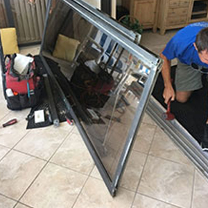 sliding glass door frame repair Rubidoux